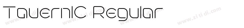 TauernIC Regular字体转换 TauernIC Regular字体转换